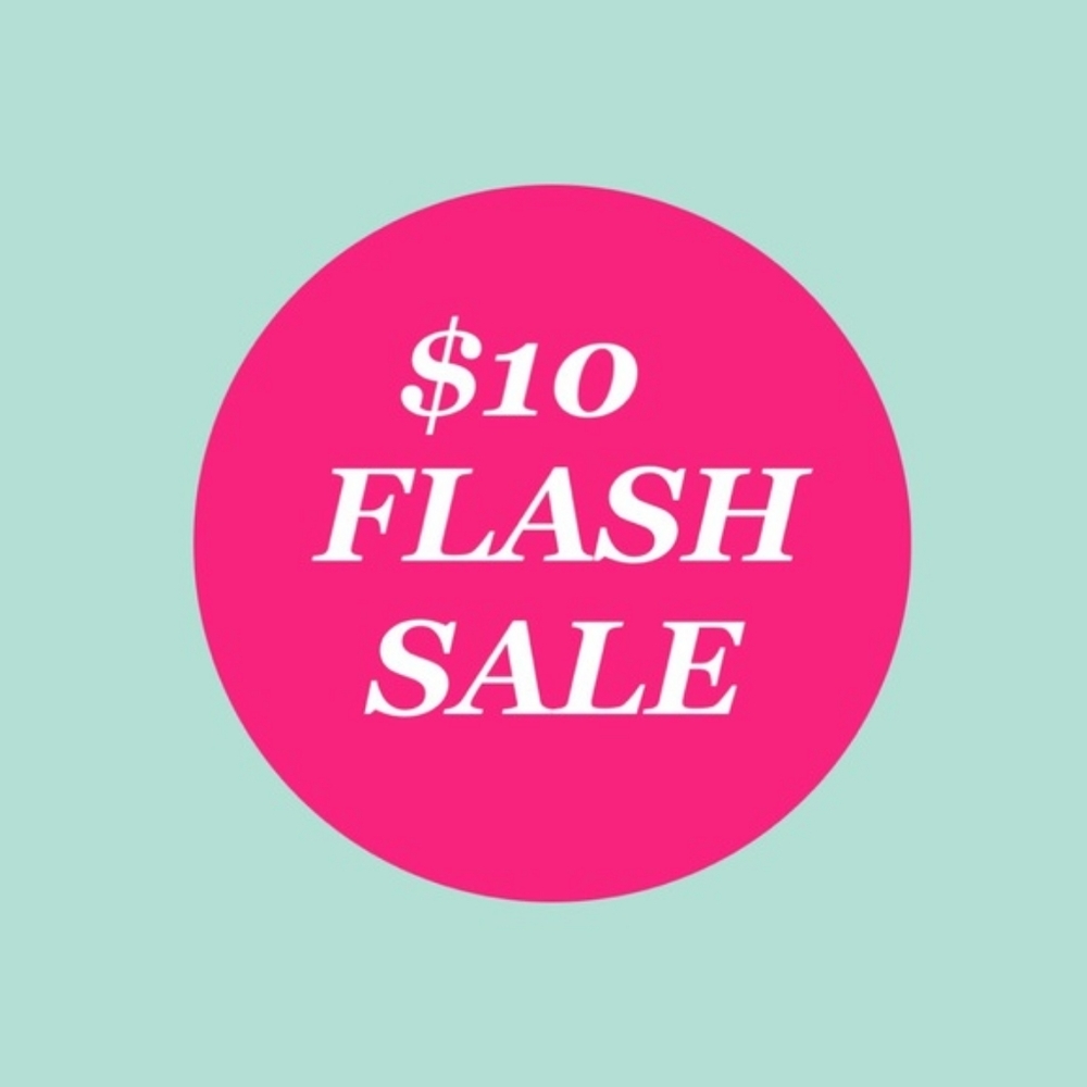 $10 flash sale on various items 01/14/24-01/16/24